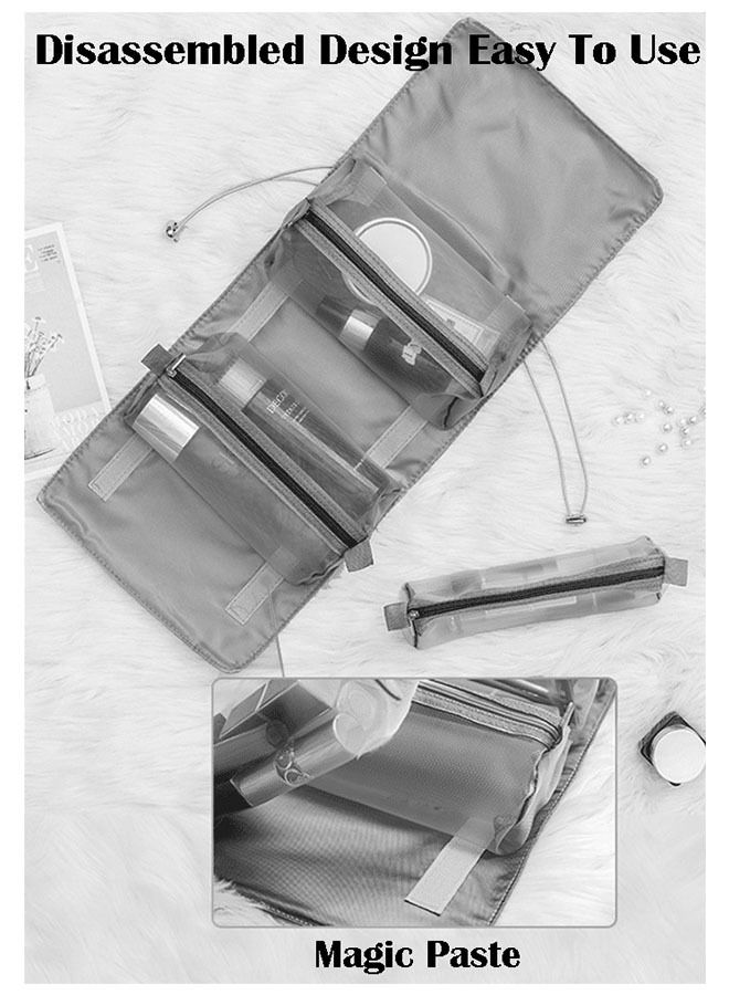Portable Detachable Cosmetic Bag Large-Capacity Storage Bag Can Travel With You Waterproof Toiletry Bag - Image 3