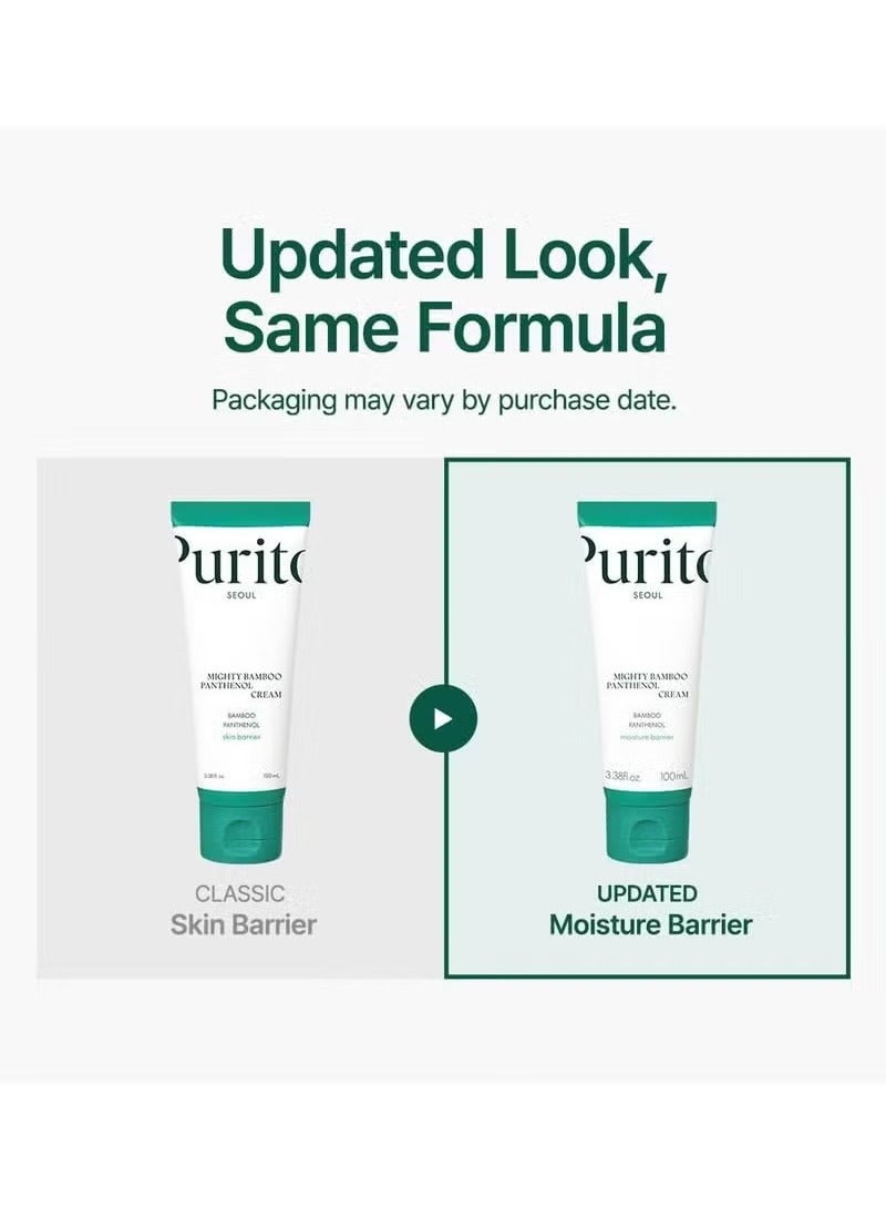 PURITO Mighty Bamboo Panthenol Cream, Glow Cream, Skin Barrier Repair, for All Skin Types, Daily Face Moisturizer, Glass skin, Vegan, Korean Skin Care 3.38fl.oz / 100ml - Image 3