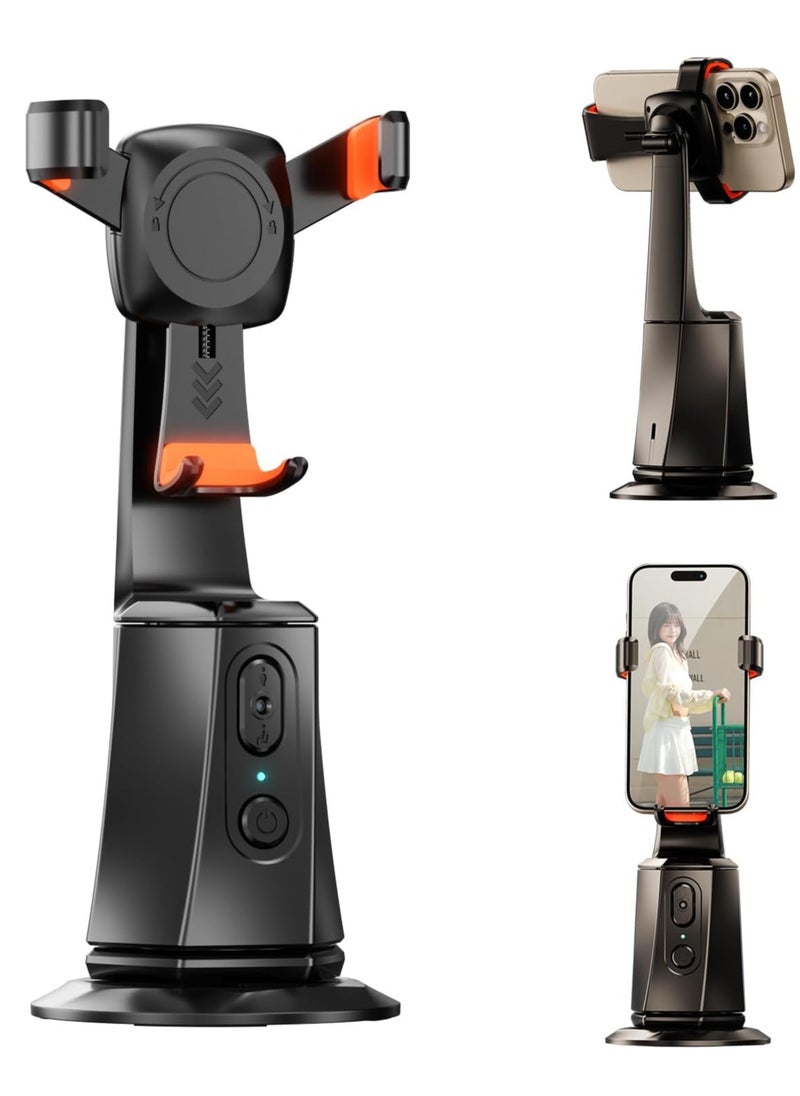 TYCOM - Tycom Auto Face Tracking Tripod, 360 Rotation Phone Camera Mount, No App Needed, Battery Operated Smart Shooting Holder for Live Vlog - S1 - Image 1