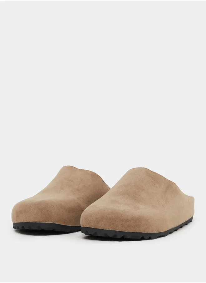 ستايلي Plain Round Toe Mules