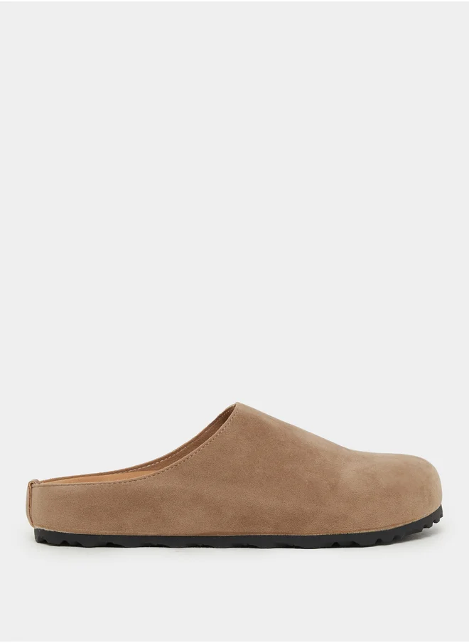 ستايلي Plain Round Toe Mules