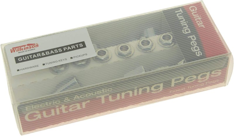 WILKINSON Chrome E-Z LOK Post Guitar Tuners Tuning Keys Pegs Machine Heads for Strat Tele - Image 3