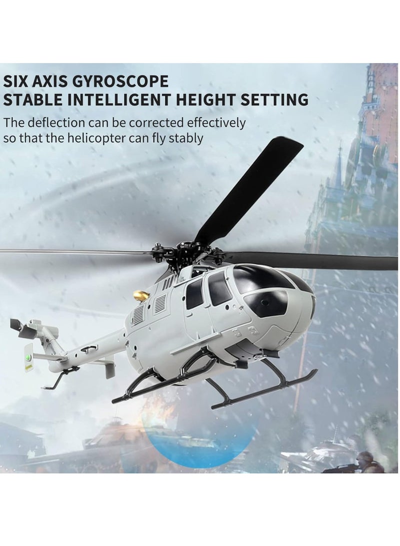 GoolRC RC Helicopter, 6 Axis Gyro Single Propeller Chopper, Lightweight And Portable Remote Control Airplane, Model Helicopter For Kids Adults, (1pc, Silver) - Image 2