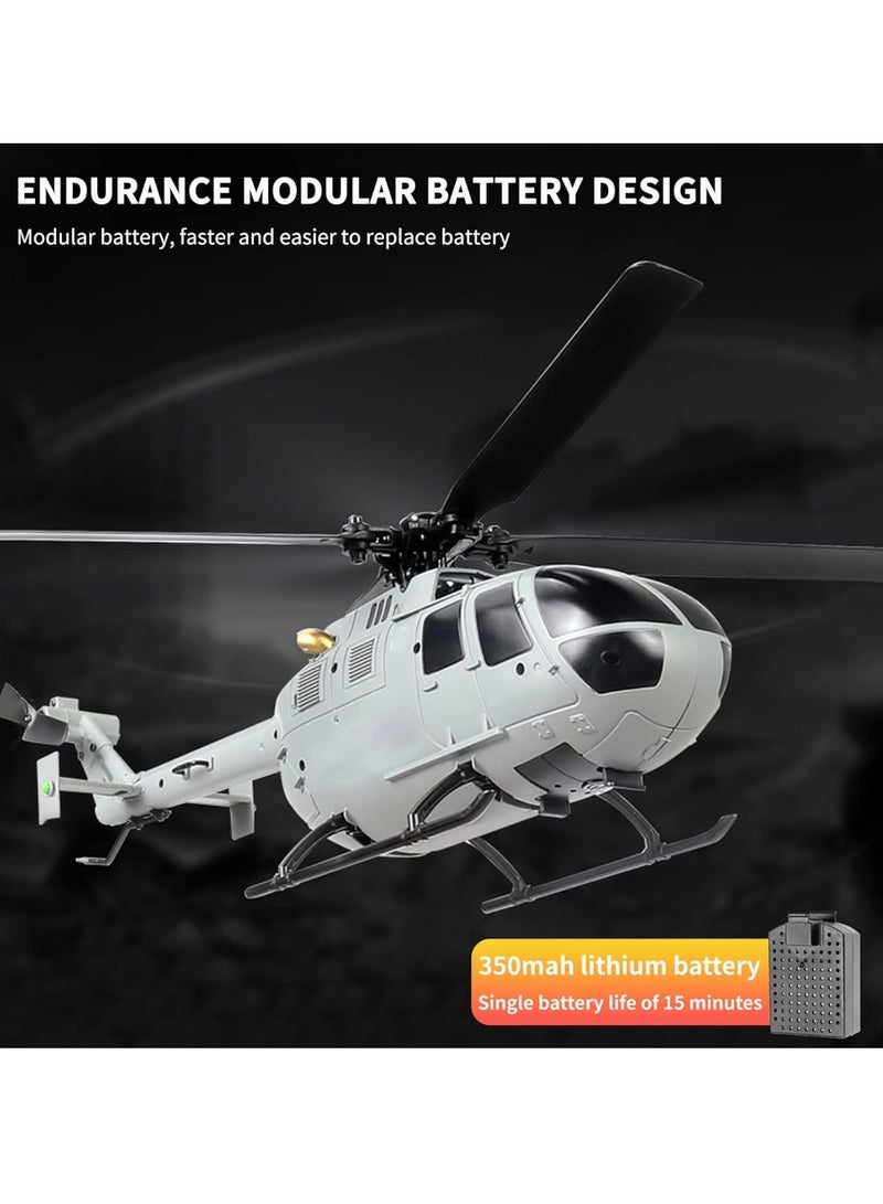 GoolRC RC Helicopter, 6 Axis Gyro Single Propeller Chopper, Lightweight And Portable Remote Control Airplane, Model Helicopter For Kids Adults, (1pc, Silver) - Image 4