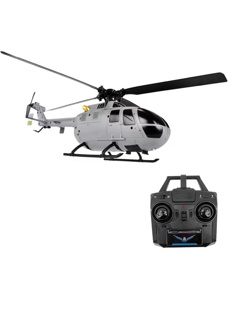 GoolRC RC Helicopter, 6 Axis Gyro Single Propeller Chopper, Lightweight And Portable Remote Control Airplane, Model Helicopter For Kids Adults, (1pc, Silver) - Image 1