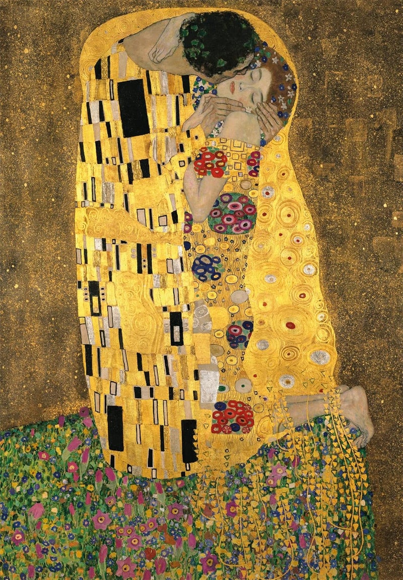 Clementoni 39790 Museum Collection-The Kiss-1000 Pieces-Adult Jigsaw Puzzles, Art, Famous Paintings, Made in Italy, Multi-Coloured - Image 2