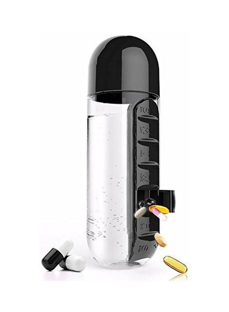 Water Bottle with Pill Organizer - Image 2