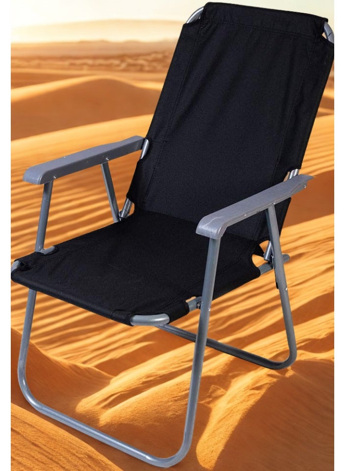 SMART HOME 6-Piece Folding  Chair Set, Lightweight Adjustable Backrest Chair for Garden (Color Matches Picture) - Image 3