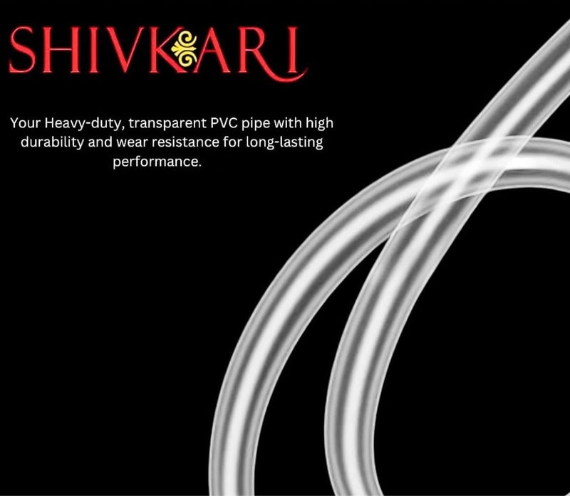 SHIVKARI Transparent Silicon Flexible Tube Pipe Suitable For Eureka Forbes Dr Aquaguard Compact Model Water Purifier With Same Diameter 1.5 Meter (5Ft) - Image 4