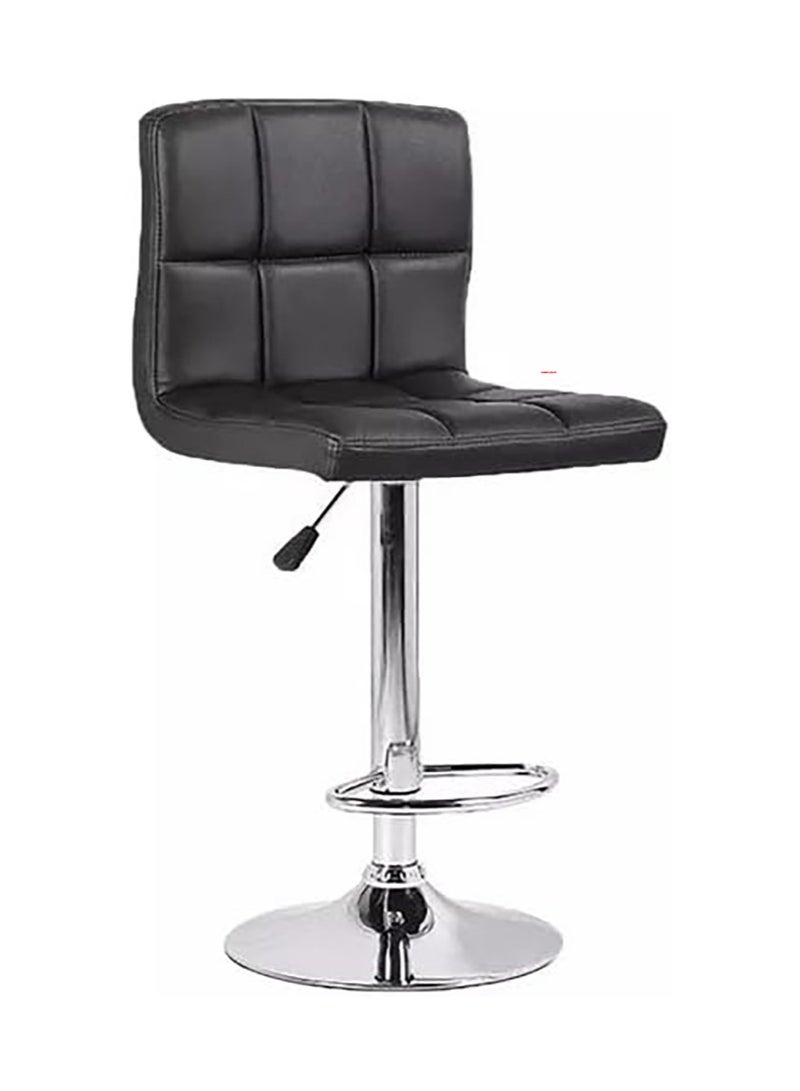 Ripple FURNITURE Pu Leather Swivel Adjustable Bar Stool With Back Rest  - Image 1