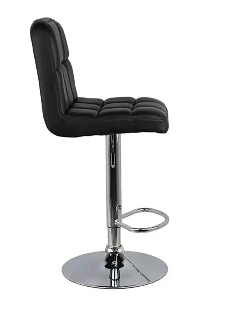 Ripple FURNITURE Pu Leather Swivel Adjustable Bar Stool With Back Rest  - Image 2