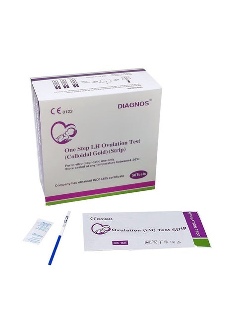 50-piece Ovulation Test Paper, Predicts Ovulation Status in the Next 24-48 Hours, Fertility Test Paper