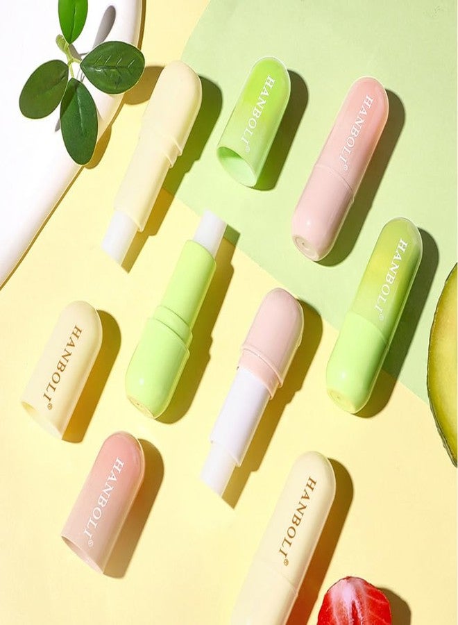 gcdat 3 PCS Natural Lip Balm, Spearmint, Avocado, and Strawberry Lip Balm, Moisturizing, Soothing, and Repairing Dry and Chapped Lips, Lip Balm Gift Set - Image 4