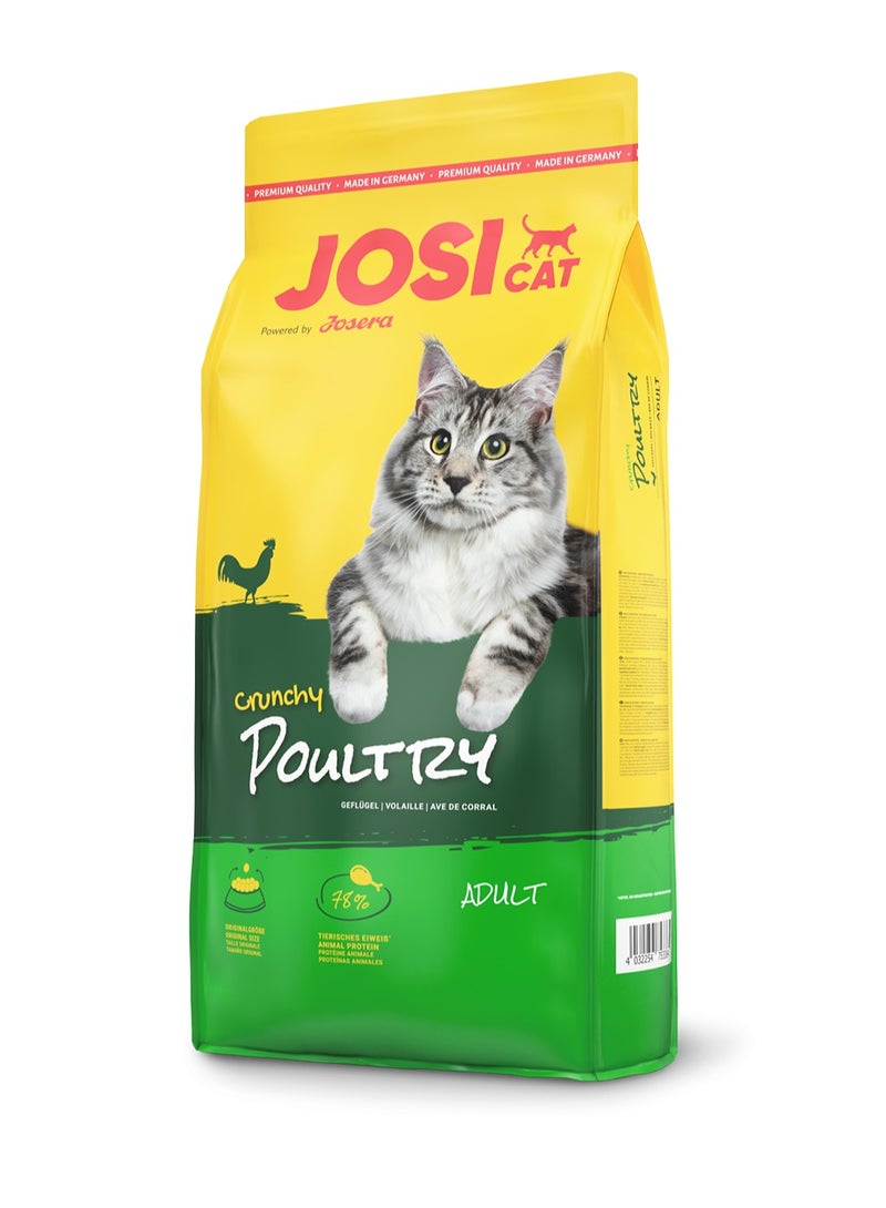 Josicat Crunchy Poultry Anti-Hairball Dry Food with Chicken for Adult Cats18 kg