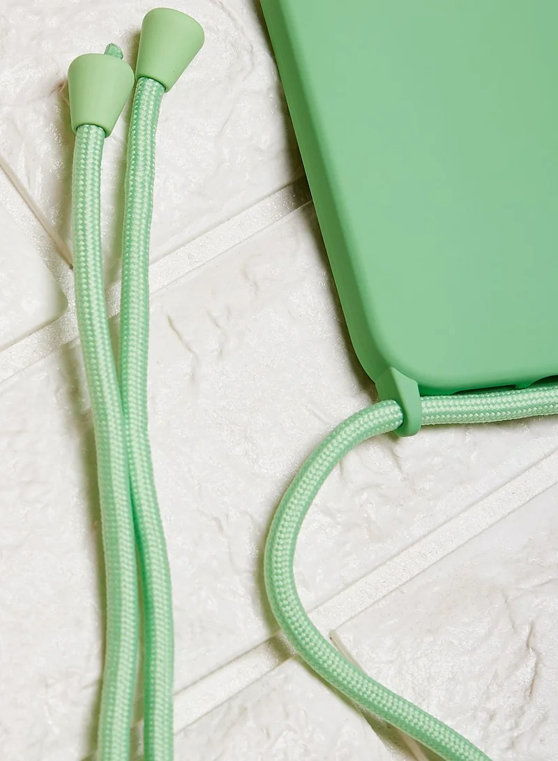 COCONUT LANE Lanyard Green Iphone 14 Pro Max Case