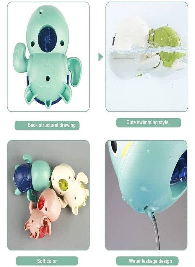 TECH LOGO ELECTRONICS Kids Floating Penguin/Boat/Turtle Bathtub Toy for Kids - Bathing Fun for Toddlers! Engaging Water and Pool Play, Baby Swimming Float Toy for Interactive Water Playtime(Color Varies) (Turtle, 3) - Image 2