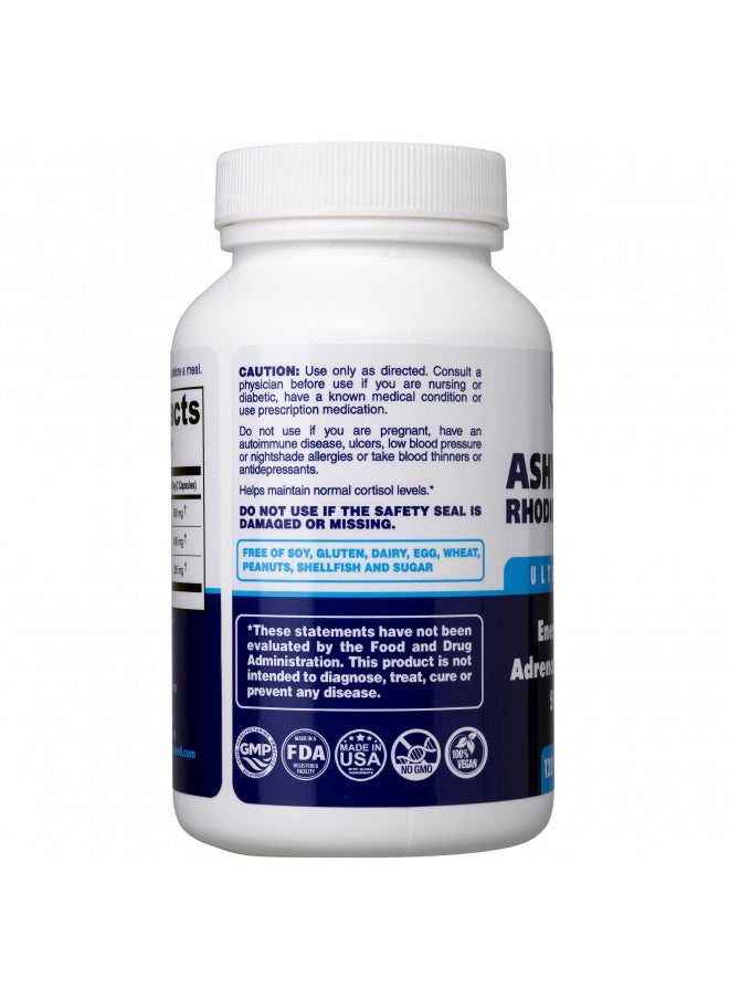 Dr. Maxwell Cortisol Manager Supplement, Supports Relaxation, Mood & Sleep in Times of Occasional Stress, Ashwagandha Rhodiola Adaptogens Supplements, Helps Maintain Normal Cortisol Levels, 120 Capsules, USA  - Image 3