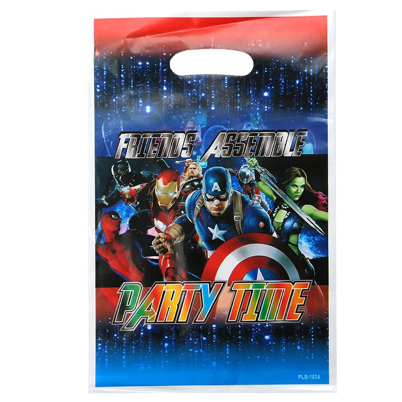 Kids Party Favor Bags Shiny Candy Pouches The Avengers 