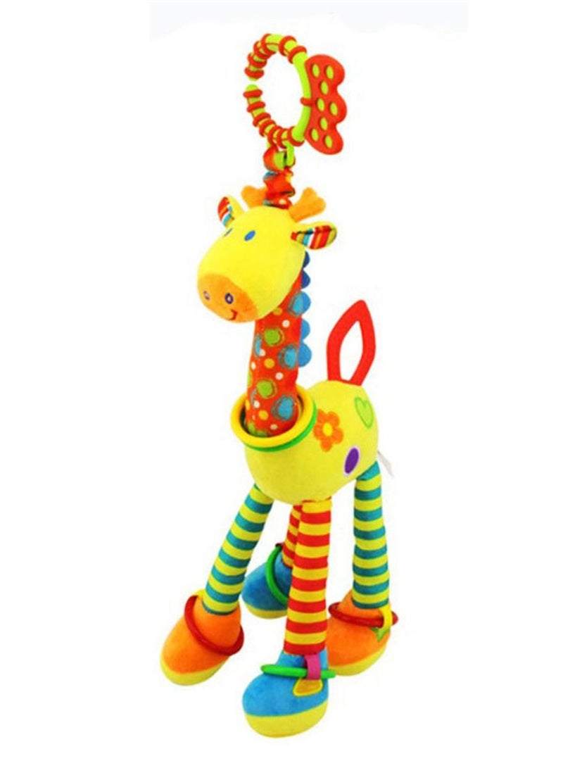 Loquat Baby Plush Toy Giraffe Lathe Pendant 12*47cm