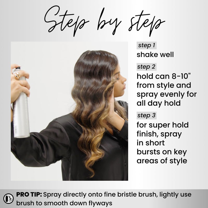 Kenra Platinum Finishing Spray 26 80% | Maximum Hold Hairspray | Fast-drying, Non-Flaking, Non-Drying | Humidity-Resistant |All-Day Style Retention |High-Shine Finish |All Hair Types | 10 oz - Image 3