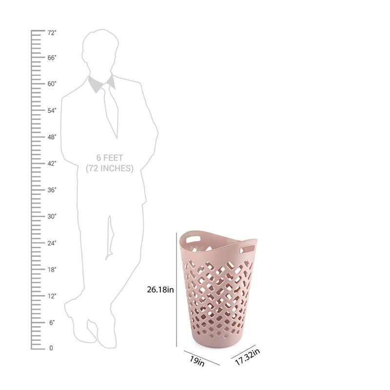 Cello Flexi Laundry Bag/Basket, Beige, Plastic - Image 5