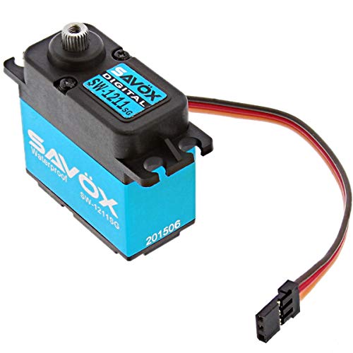 Savox Savx SW1211SG Waterproof Coreless Digital Servo 102083 with Aluminum Mid Case - Image 1