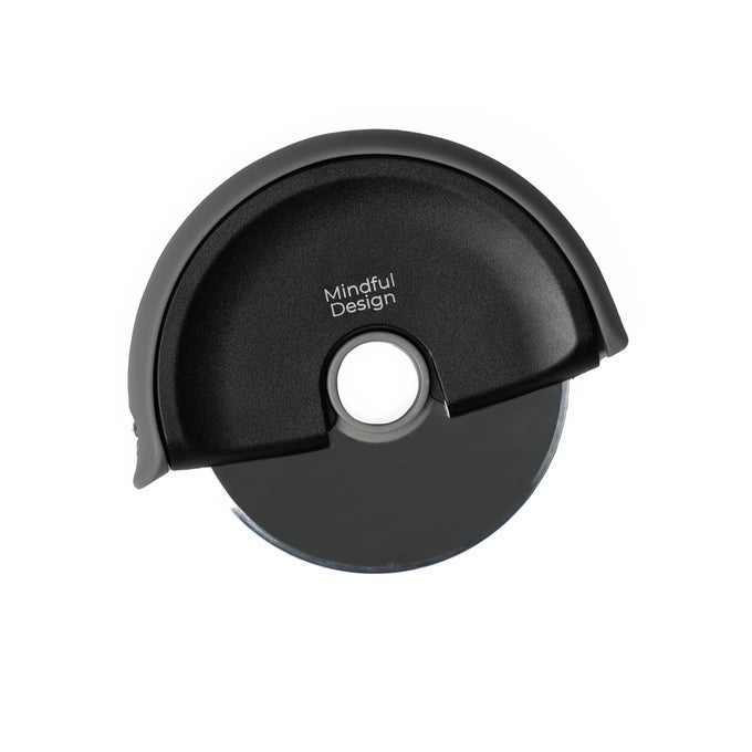 PIZZA CUTTER WHEEL WITH PROTECTIVE BLADE COVER EASY TO CLEAN AND DISHWASHER SAFE HANDHELD PIZZA SLICER