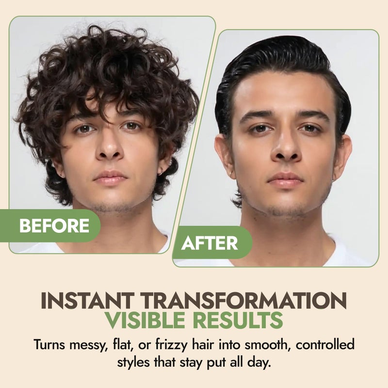 Nature's Brands Natureâ€™s Brand - Herbal Choice Mari Organic Hair Gel, 8 Oz - All-Day Hold for Curly & Straight Hair, Nourishing, Rosehip & Olive Oil Gel with Sweet Orange, Lemongrass - Hydrates Color-Treated Hair - Image 5