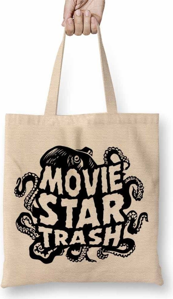 Baskı Dükkanı Print Shop Movie Star Trash Tote Bag Long Handle 