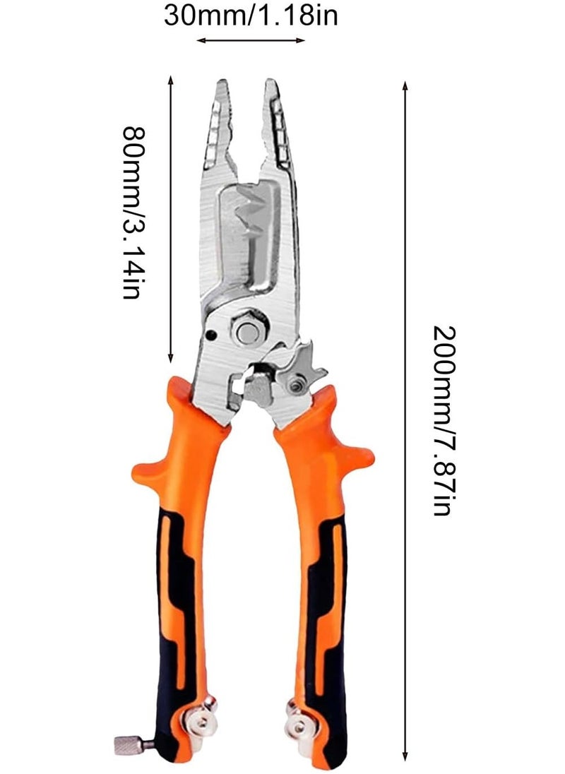 SYOSI - Wire Stripper Cutter Wire Crimping Tool Automatic Wire Stripper Wire Cutter Wire Crimper Cable Stripper Wiring Tools and Multi-Function Hand Tool - Image 1