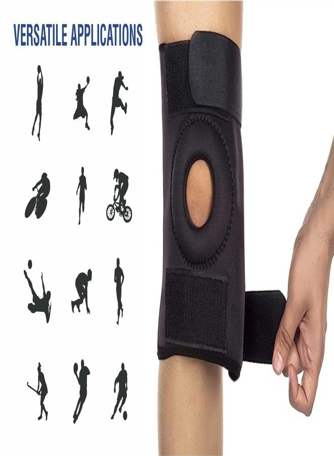 Dyna Knee Wrap Open Patella-Knee Cap with Open Patella Design for Keeping Patella in Position- Knee Cap/Knee Support with Wrap Around Style for Easy Application-Active Wear-Universal - Image 5