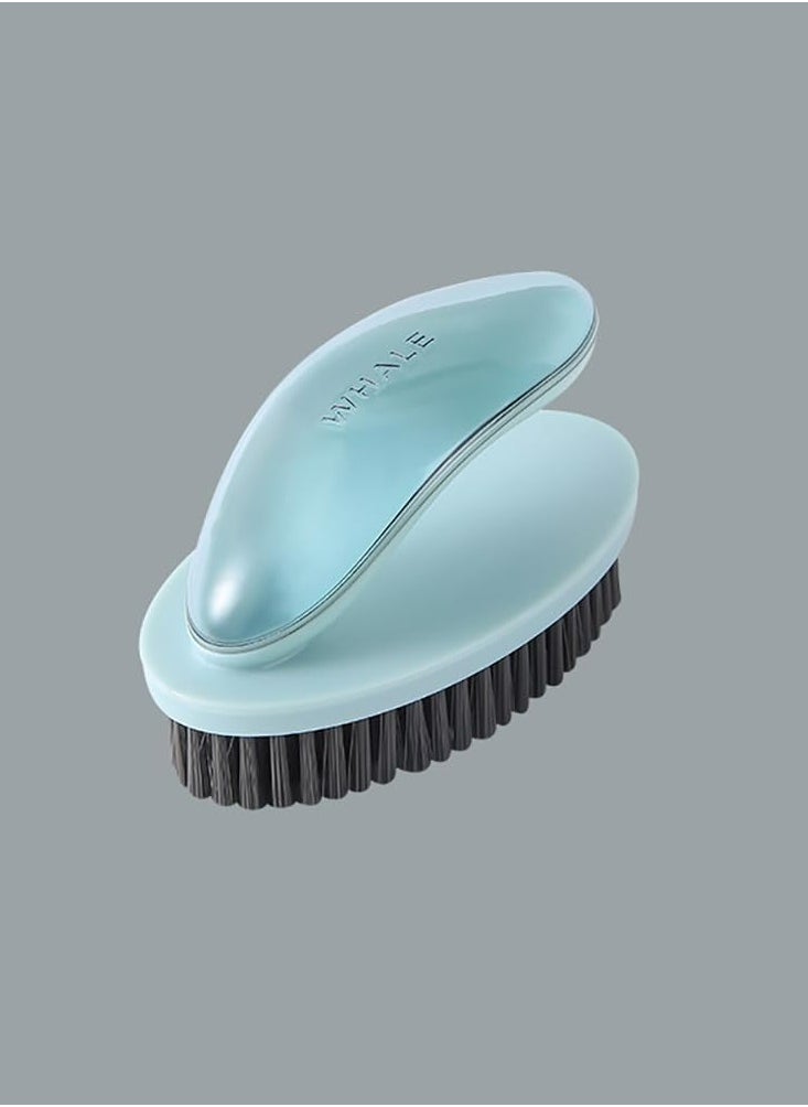 2-Pack Soft Laundry Scrub Brushes - Stain Cleaning Brushes for Clothes, Shoes, and Fabric (Blue)