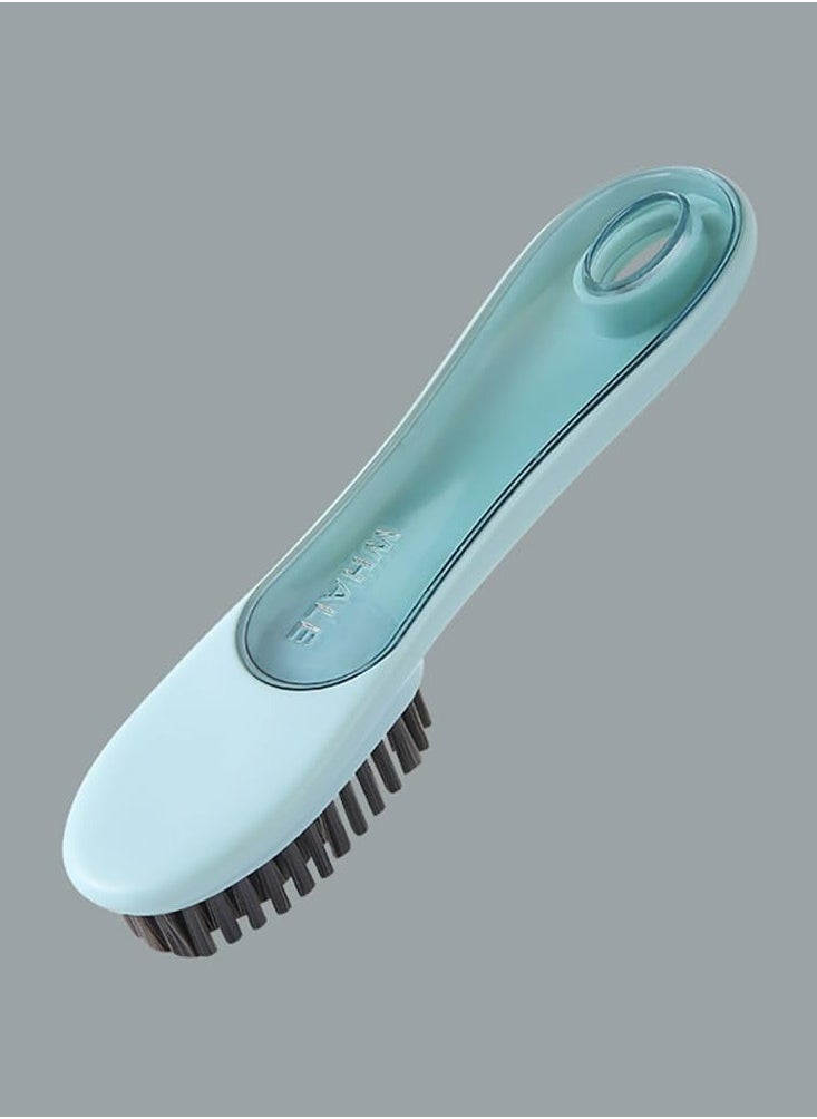 2-Pack Soft Laundry Scrub Brushes - Stain Cleaning Brushes for Clothes, Shoes, and Fabric (Blue)