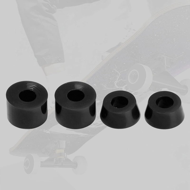 كلاراكو 4 قطع من جلبات محاور ألواح التزلج الناعمة 92A، مقاس 11x16 مم، محاور 7 بوصة، جلبات مخروطية، طقم ممتص صدمات، ملحقات تثبيت - Image 2