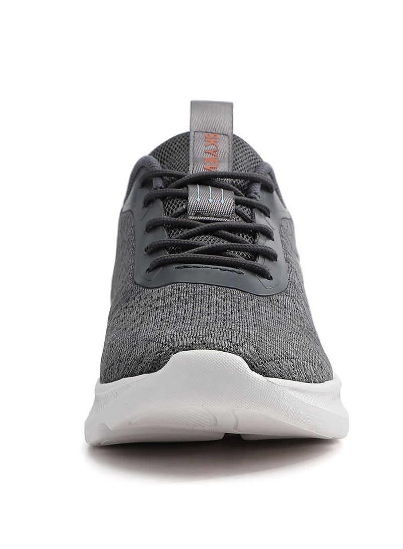 SKY VIEW Athlesiure Running Shoes for Men Non Slip and Lightweight Walking Sneakers Breathable For Work, Shopping, Gym & Travel Fashion Sport Shoes Dark Grey - Image 3