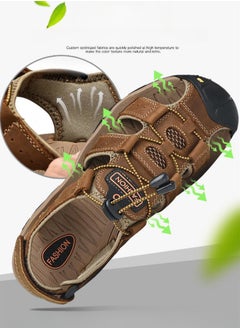 FASHION Beach shoes, hollow breathable sandals, outdoor non-slip toe caps  - Image 3