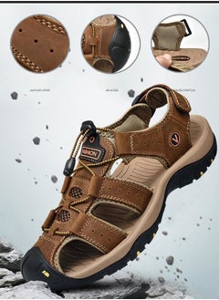 FASHION Beach shoes, hollow breathable sandals, outdoor non-slip toe caps  - Image 4