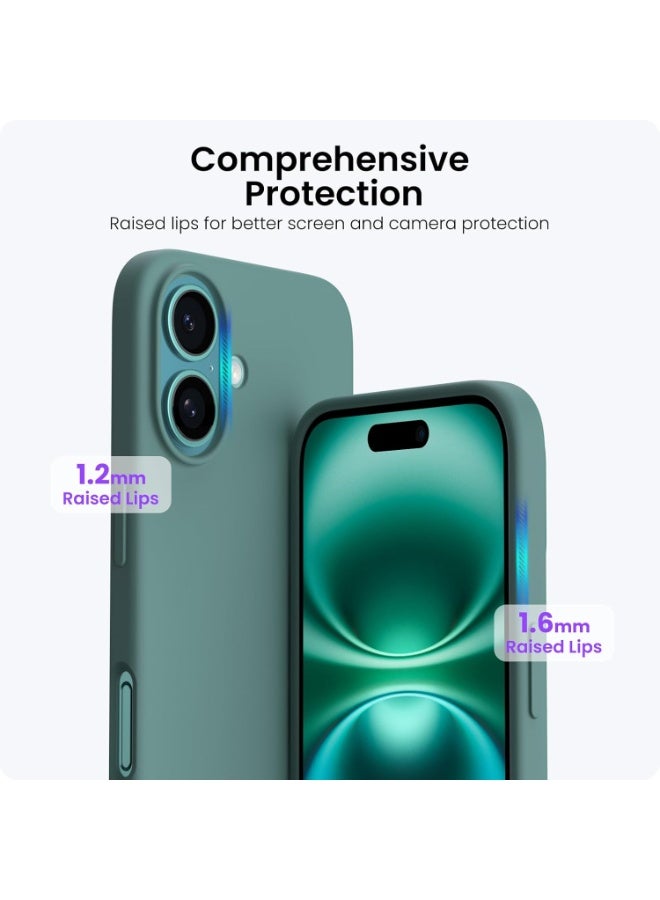 Case for iPhone 17 Soft Liquid Silicone Gel Case Full Body Shockproof Protection Matte Finish Cover Soft Microfiber Lining Cushion Slim Back Case for iPhone 17 - Image 4