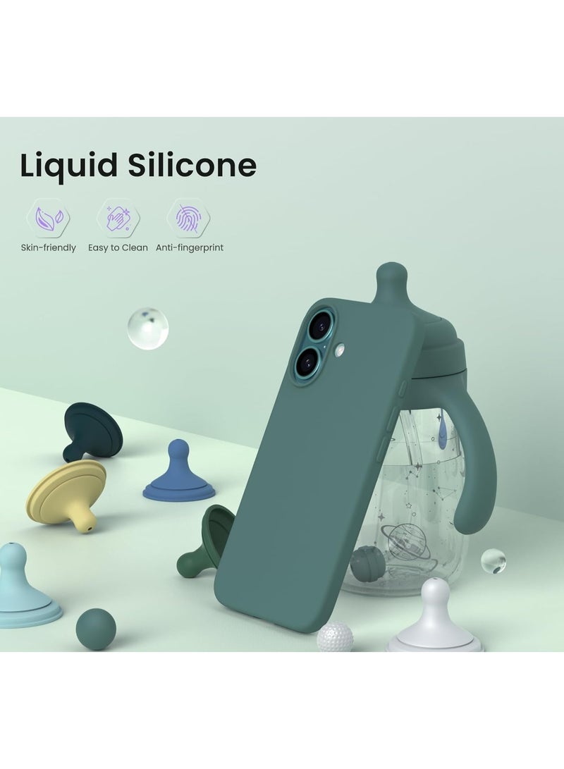 Case for iPhone 17 Soft Liquid Silicone Gel Case Full Body Shockproof Protection Matte Finish Cover Soft Microfiber Lining Cushion Slim Back Case for iPhone 17 - Image 5