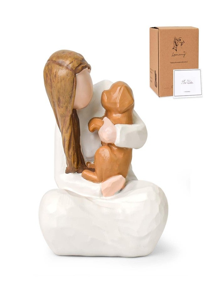Lnrkai Pet Memorial Gifts for Loss of Dogs, Dog Loss Sympathy Gift, Dog Passing Away Gifts, Sculpted Hand-Painted Resin Dogs Figures - Image 1