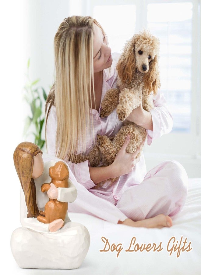 Lnrkai Pet Memorial Gifts for Loss of Dogs, Dog Loss Sympathy Gift, Dog Passing Away Gifts, Sculpted Hand-Painted Resin Dogs Figures - Image 4