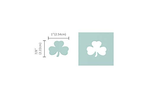 BiraBira Bira Craft 1 inch Shamrock 1 Lever Action Craft Punch, St. Patrick’s Day Punch for Paper Crafting Scrapbooking - Image 2