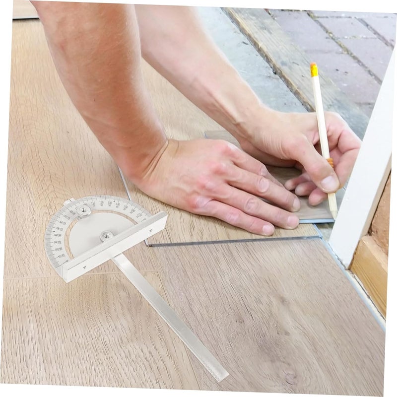 Circular Saw Angle Gauge Woodworking Protractor Tool for Precise Angle Measurement Carpentry and DIY Projects Compact Design for Easy Use and Storage - Image 5