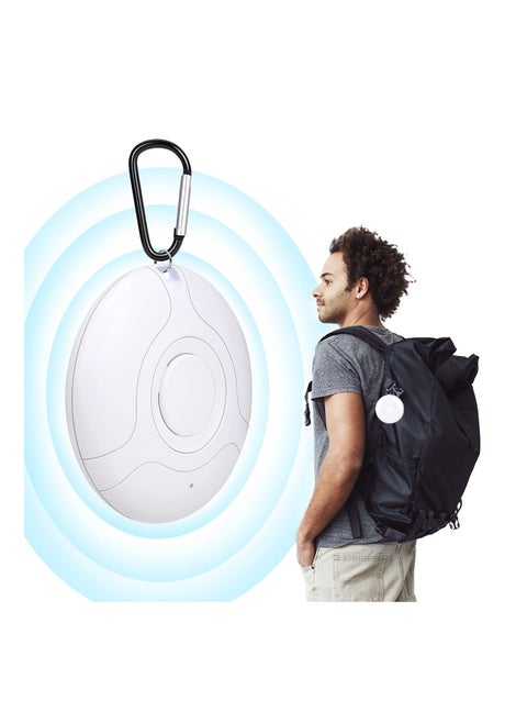 Portable Ultrasonic Pest Repeller for Indoor & Outdoor Use, Effective Mosquito and Bug Control, Safe for Babies, Rodent Deterrent, Smart Insect Repellent (White)