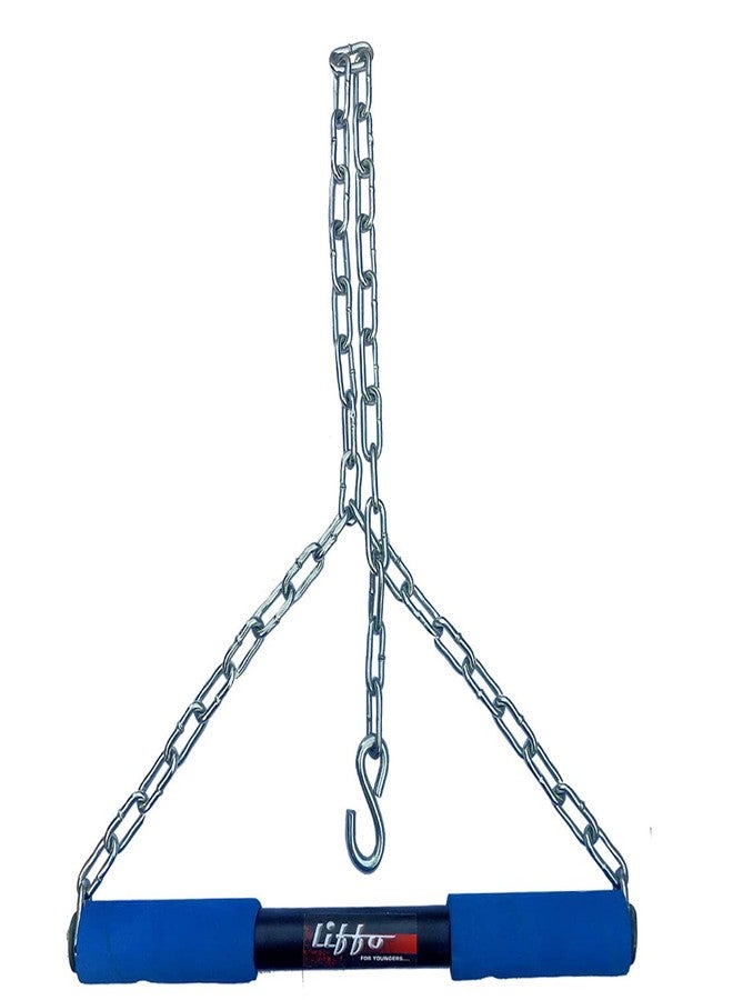 Liffo® Steel Pull Up Chin up Bar, Steel Chin Up, Sangal Rod with Chain Hanging Rod ChinUp Bar, Height Increaser and Pull Exercise with Heavy Duty Chain (4FT) - Image 1
