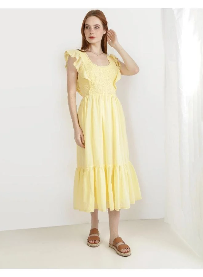 آري من امريكان ايجل Ruffled Lemonade Dress
