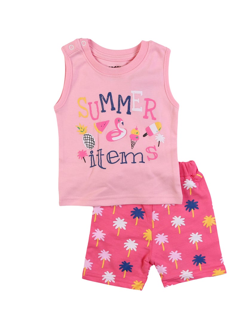 Zercon Summer Pajama Set for Newborn Babies  6360 - Image 1