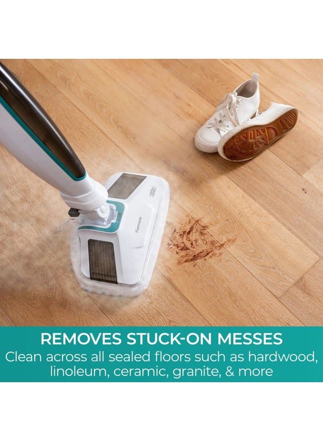 Kenmore SM2060 S200 Series Steam Mop for Floor Cleaning with Easy Scrubber & 2pcs Washable Pads, 2 Modes, Quick-Heating, Lightweight for Hardwood and Tile - Image 3