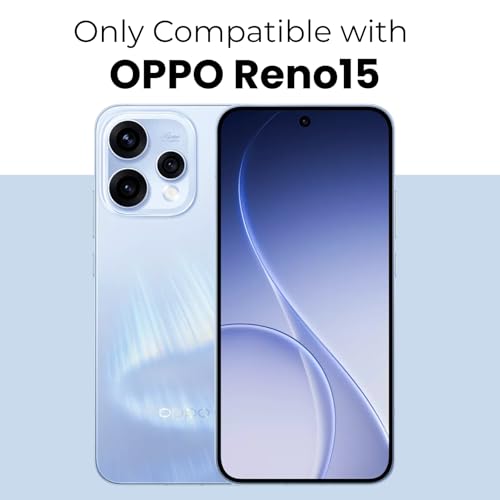 RIGGEAR Shockproof Sleek Hybrid Armor Magnetic Back Cover Case Compatible with MagSafe Accessories for Oppo Reno15, Reno 15 5G (Smoke Black Matte PC + Black TPU-Bumper) - Image 2