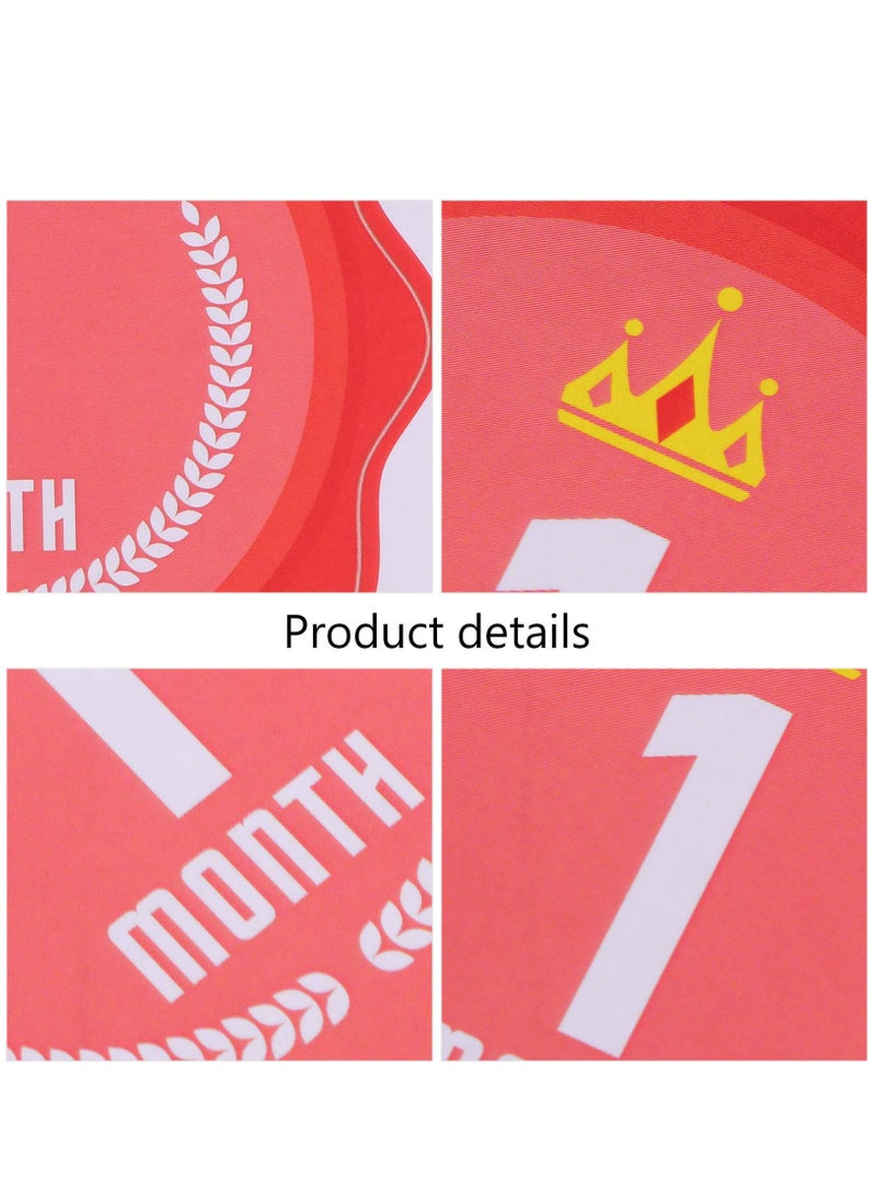 SYOSI Baby Monthly Milestone Stickers, Set of 1 Crown Baby Monthly Stickers, Monthly Photo Picture Props for Infant Onesie, Newborn Monthly Milestone Stickers, Scrapbook Photo Keepsake  - Image 4